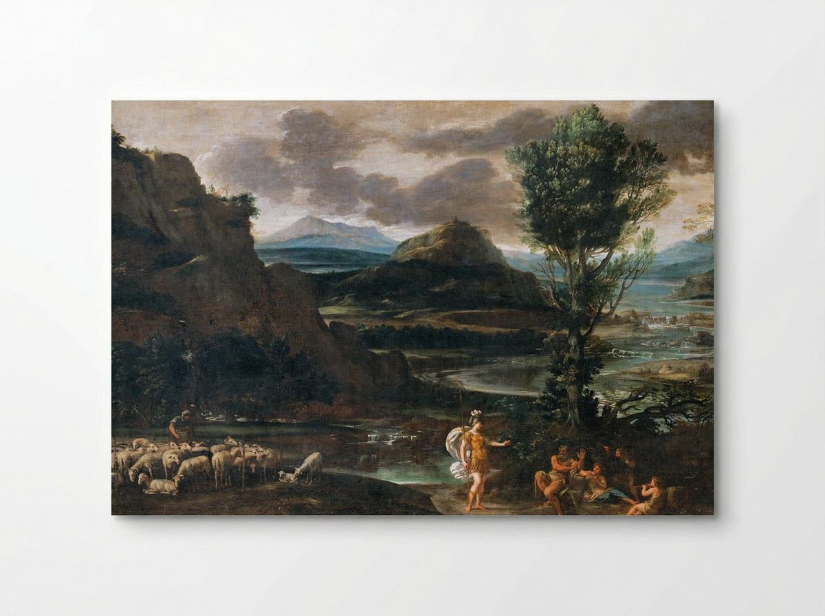 Erminia and the Shepherds - Domenichino - Poster