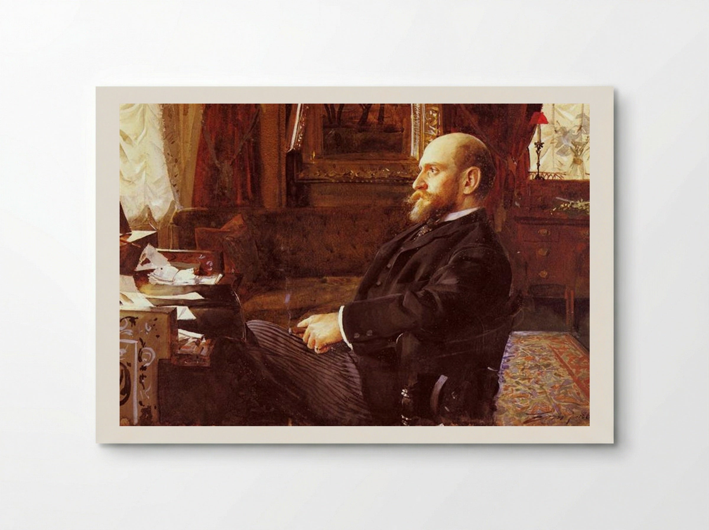 Ernest Cassel - Anders Zorn - Poster