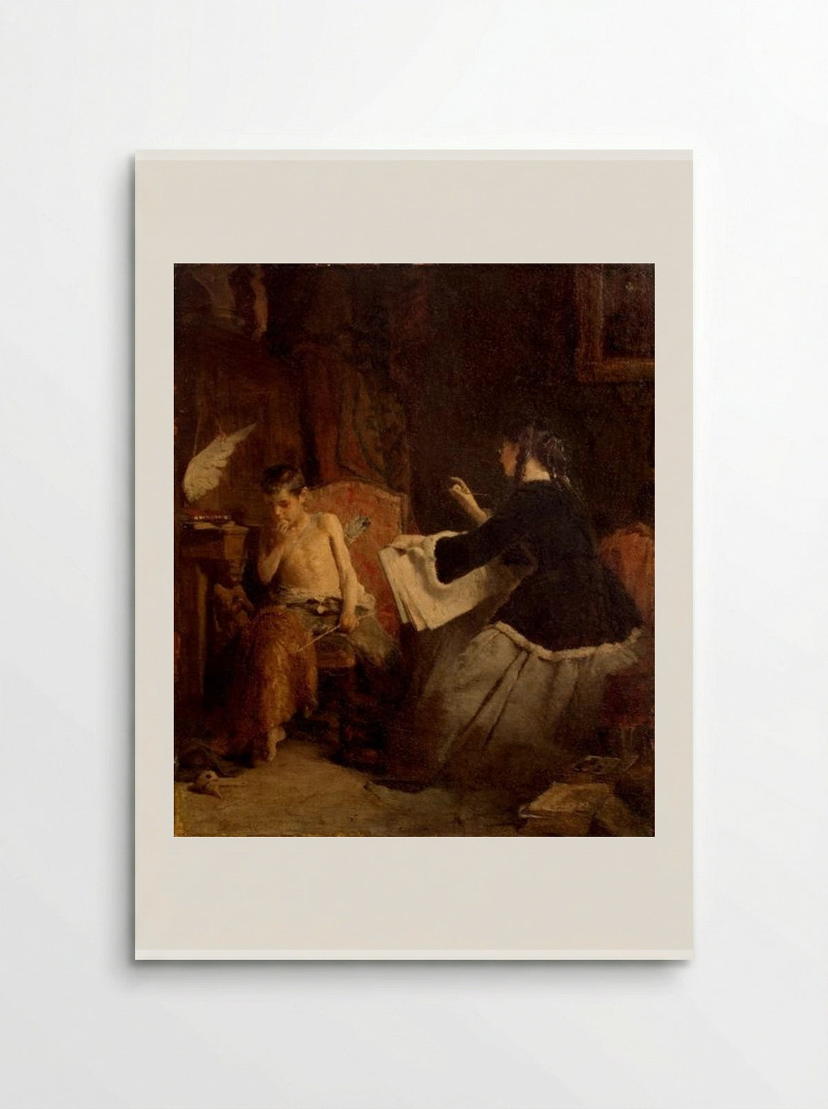Eros and the Painter - Nikolaos Gyzis - Poster