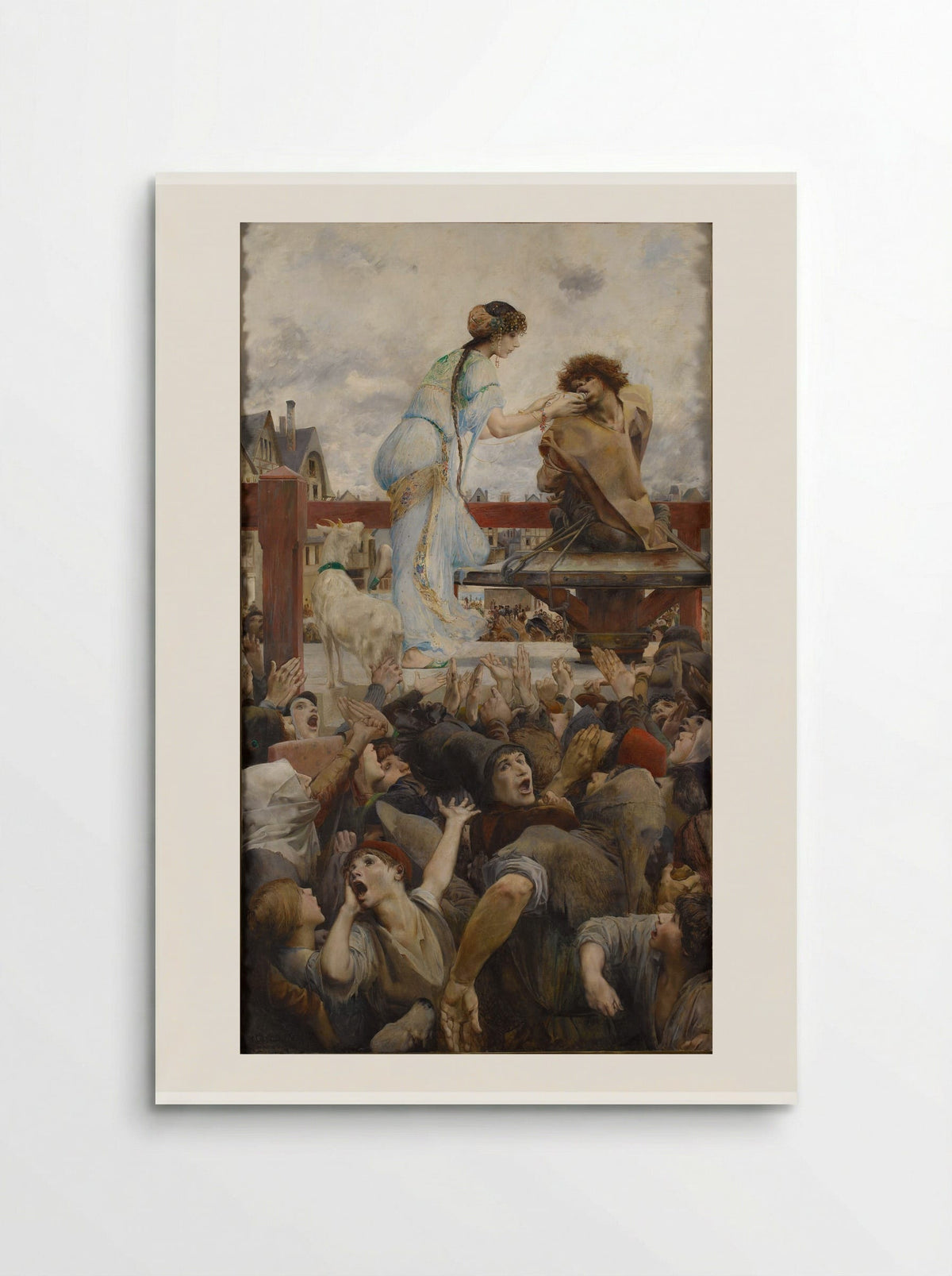 Esmeralda and Quasimodo - Luc-Olivier Merson - Poster