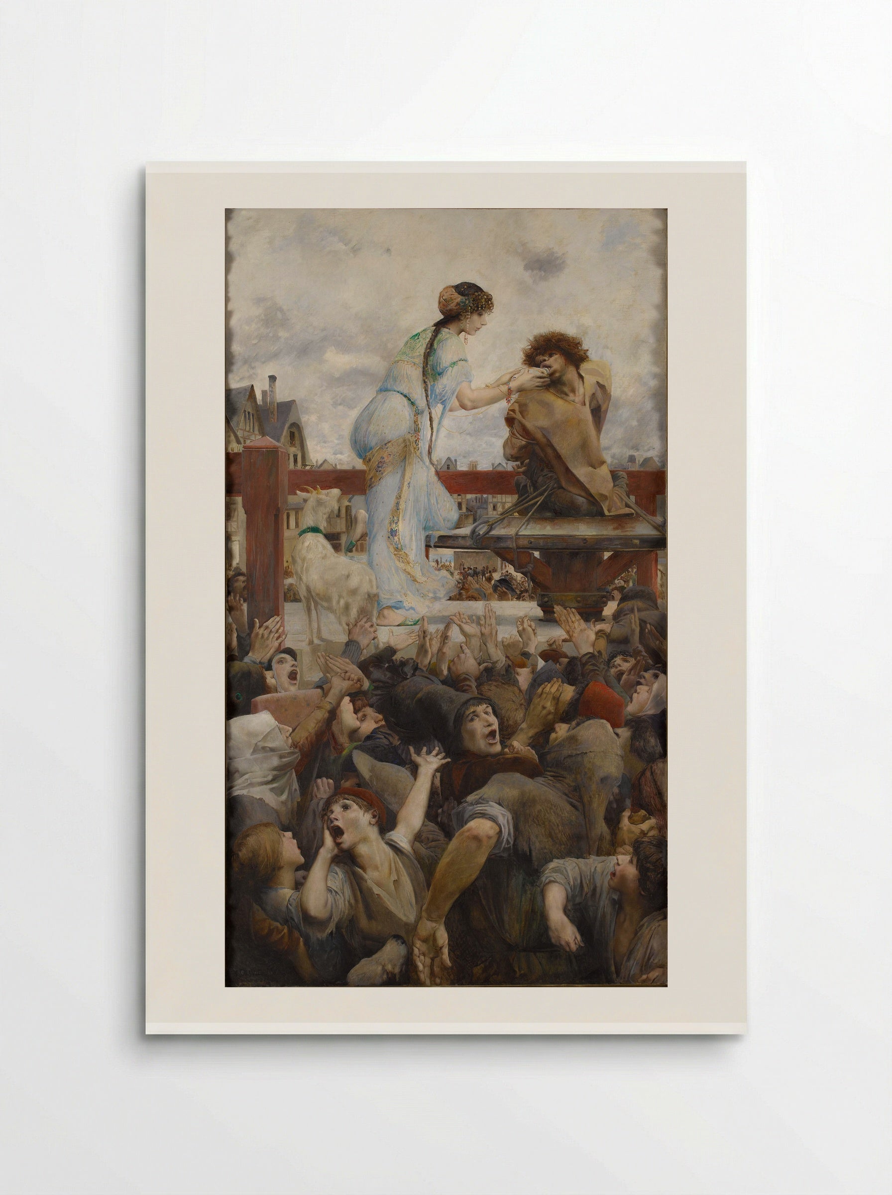 Esmeralda and Quasimodo - Luc-Olivier Merson - Poster
