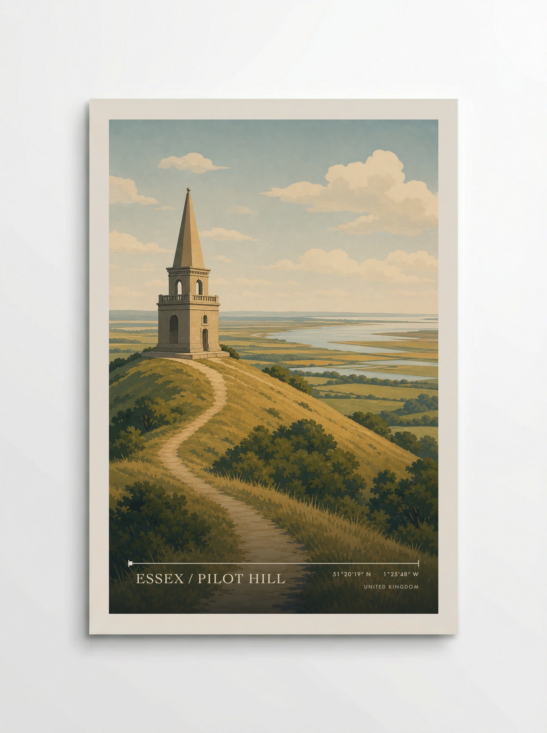Essex / Pilot Hill United Kingdom Travel Poster - Poster