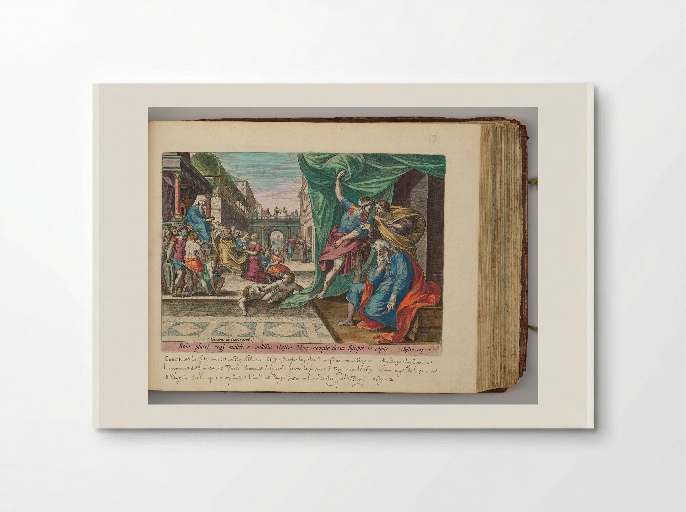 Esther Crowned by Ahasuerus - Hans Collaert the Elder - Poster