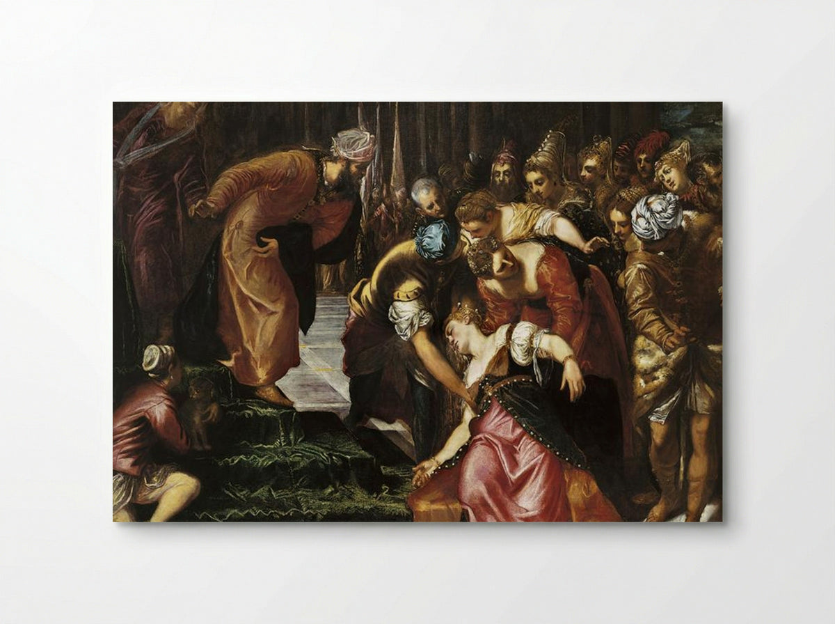 Esther before Ahasuerus - Tintoretto - Poster