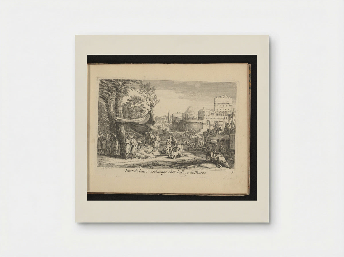 Etat de leurs esclavage chez le Roy de Maroc - Gaspard Duchange - Poster