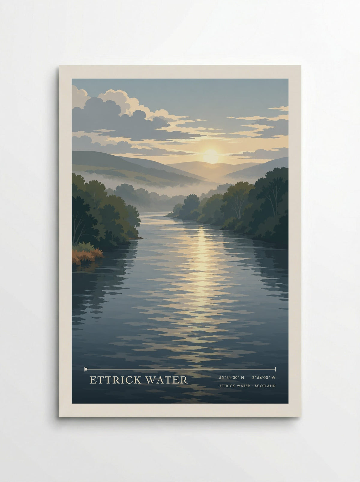 Ettrick Water | Travel Poster - Poster