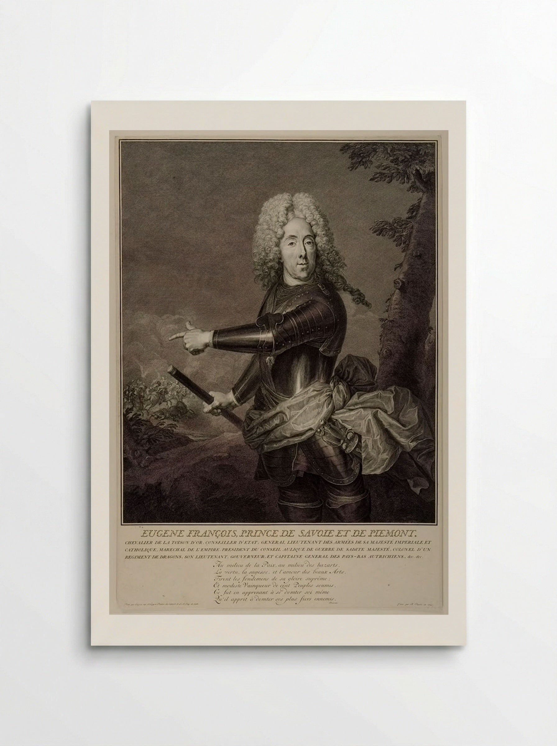 Eugène François, Prince of Savoy and of Piemont - Bernard Picart - Poster