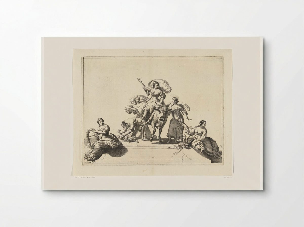 Europa and the Bull - Abraham Bloteling - Poster