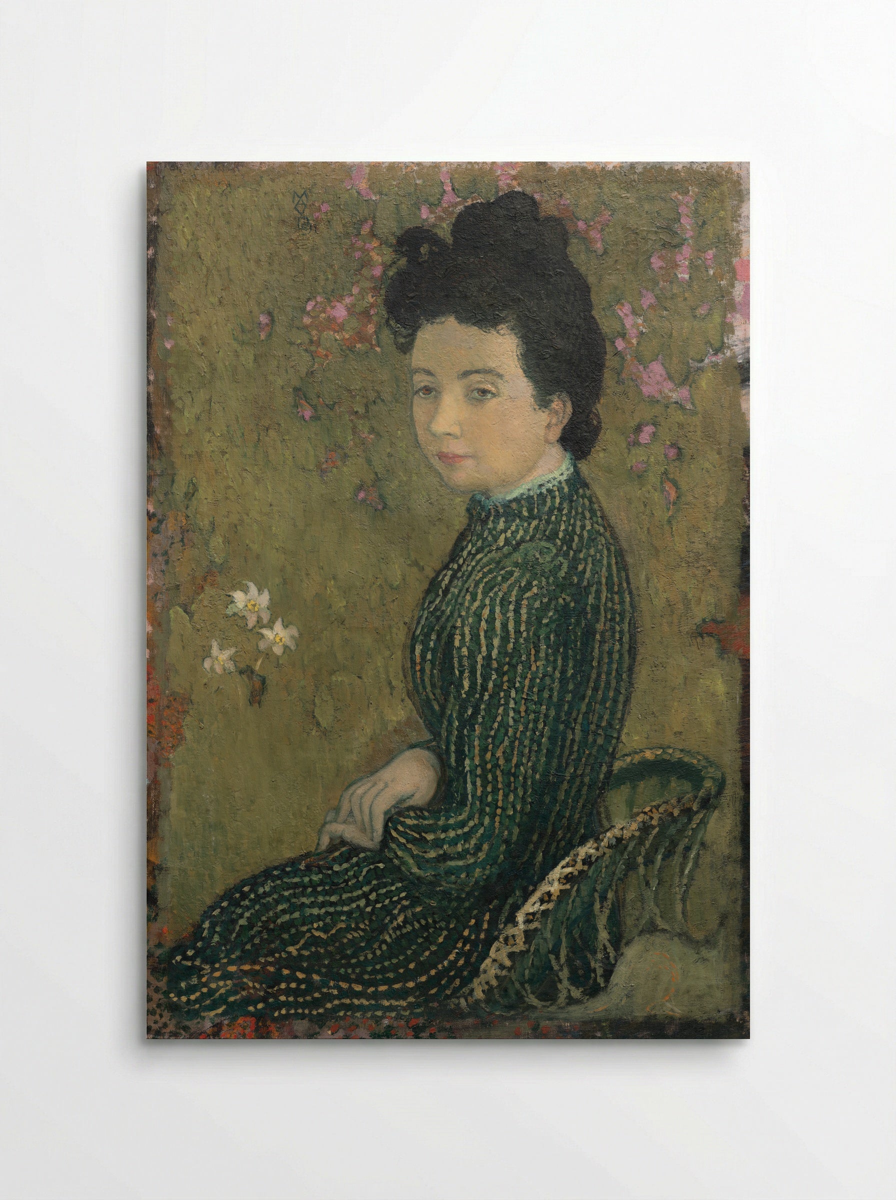 Eva Meurier in a Green Dress - Maurice Denis - Poster