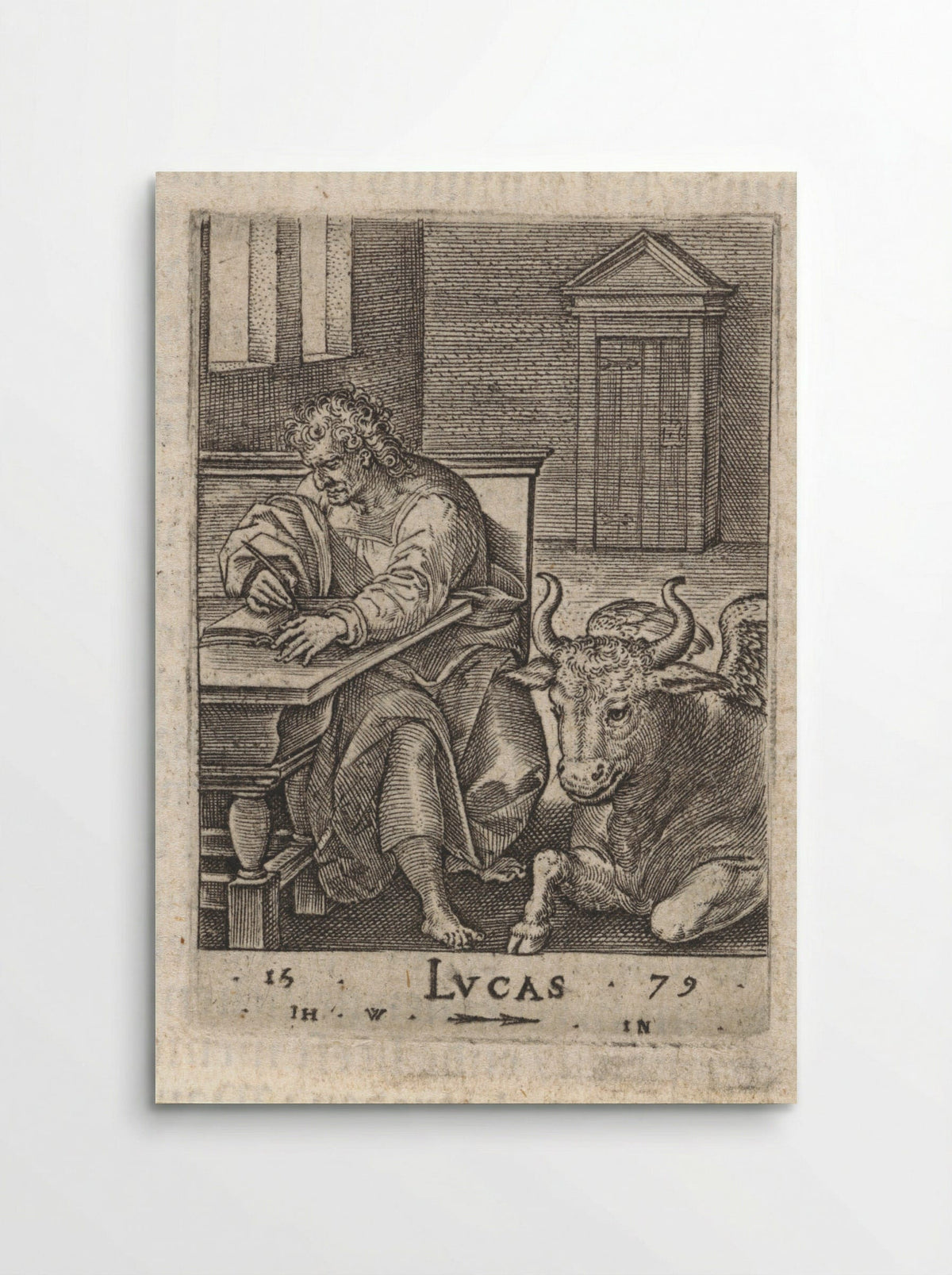 Evangelist Lucas - Nicolaes de Clerck - Poster