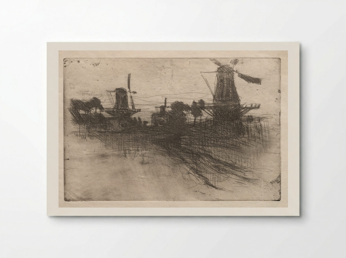 Evening, Dordrecht - John Henry Twachtman - Poster