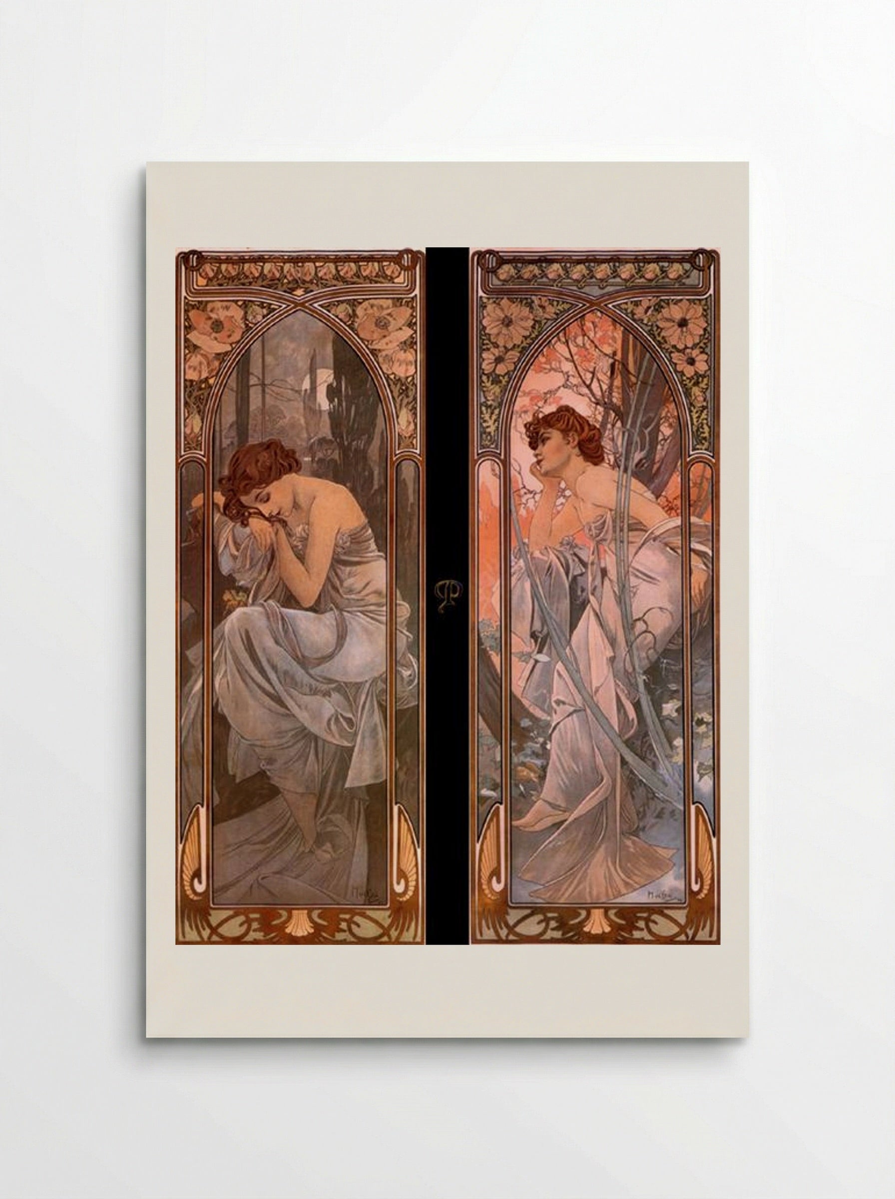 Evening Reverie - Alphonse Mucha - Poster