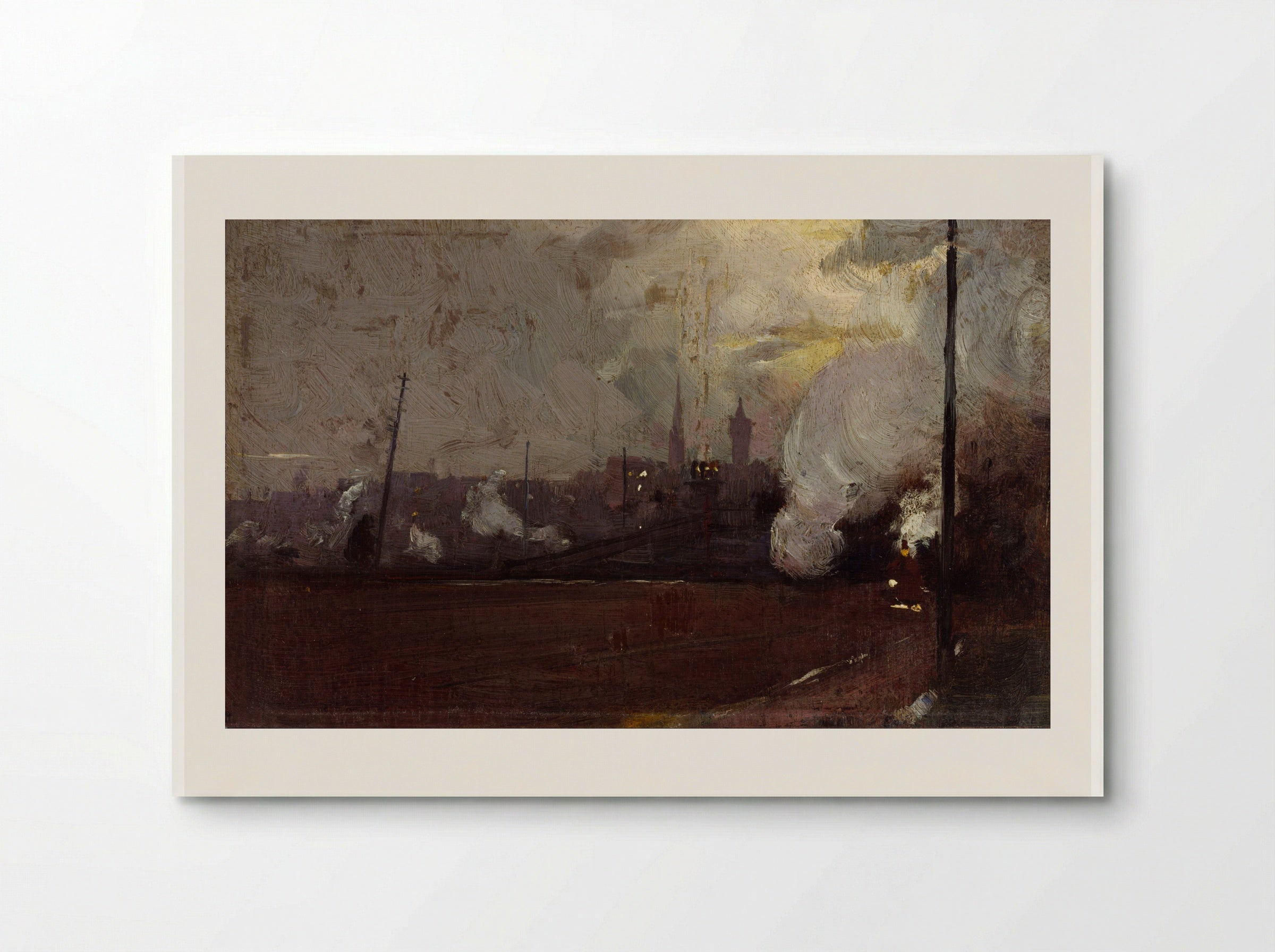 Evening Train to Hawthorn - Tom Roberts - Poster