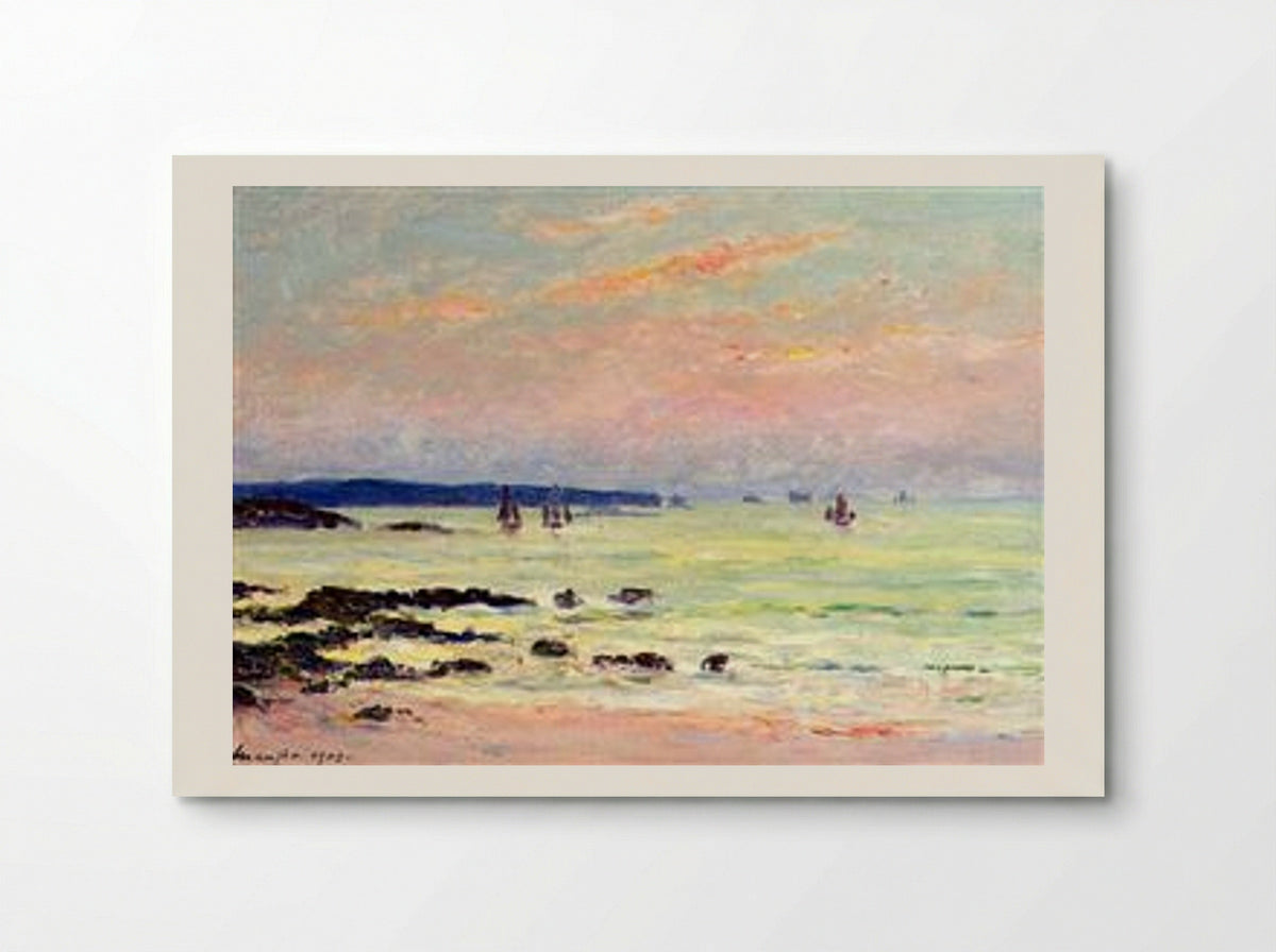 Evening at the Sea - Maxime Maufra - Poster