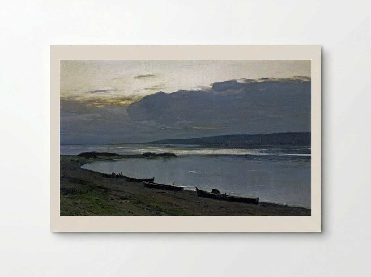 Evening on the Volga - Isaac Levitan - Poster