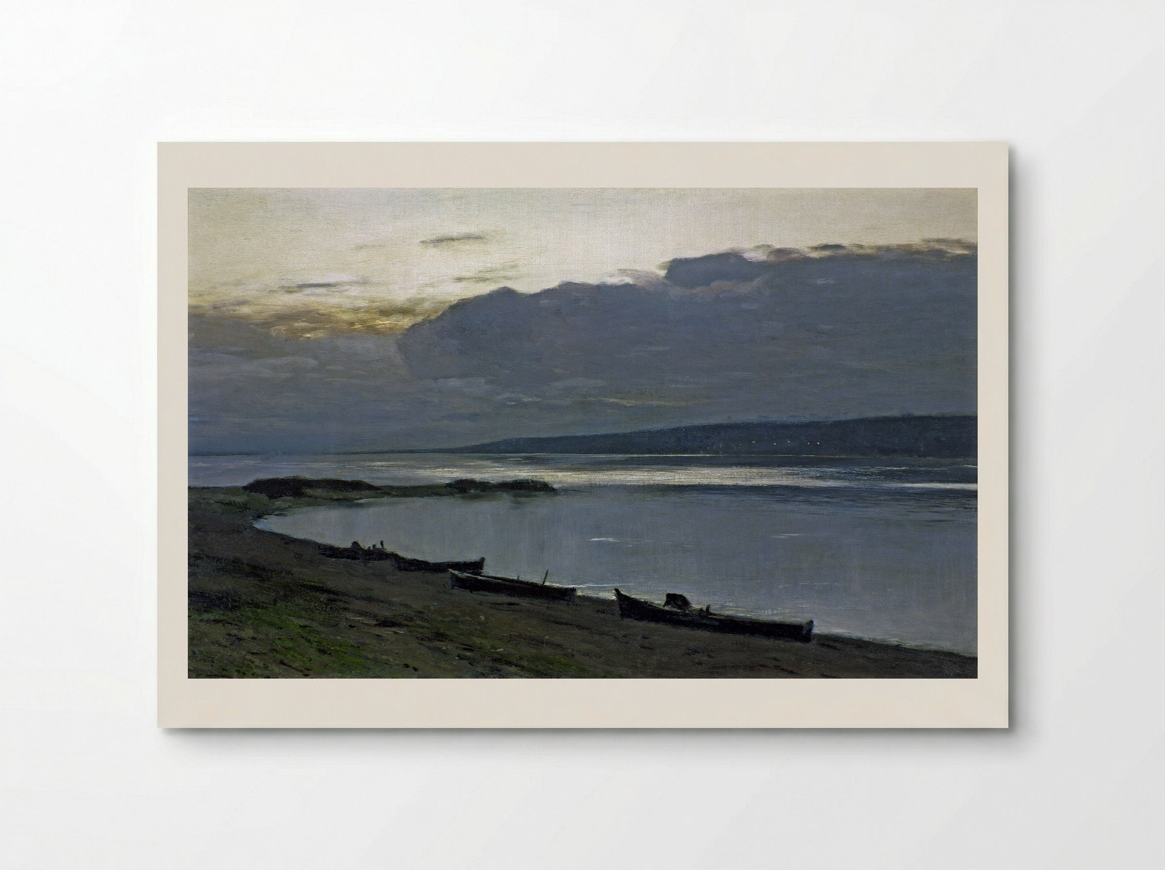 Evening on the Volga - Isaac Levitan - Poster