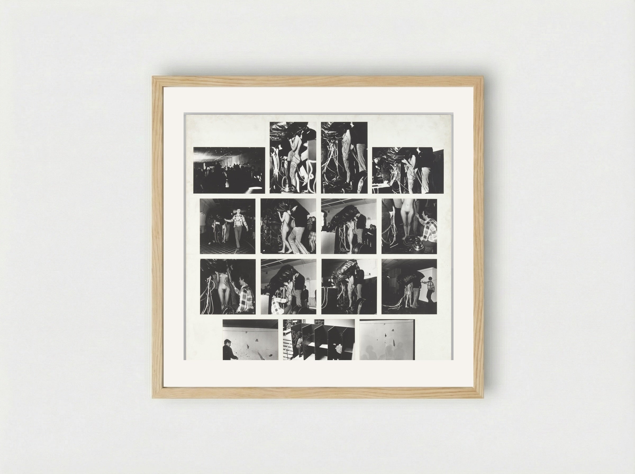 Event in Haags Gemeentemuseum - Pieter Boersma - Framed Print Wood