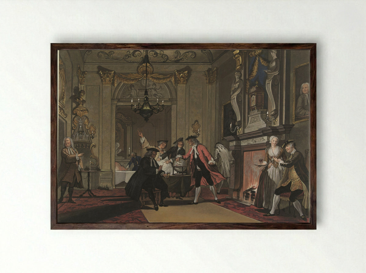Everyone Was Speaking - Sara Troost - Framed Print Dark Wood