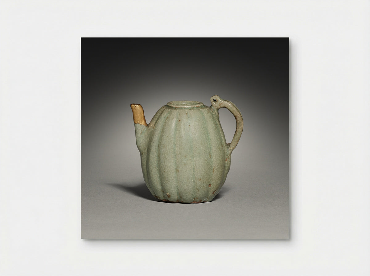 Ewer (Celadon Glazed Ceramic) - Fine Art Print - Poster