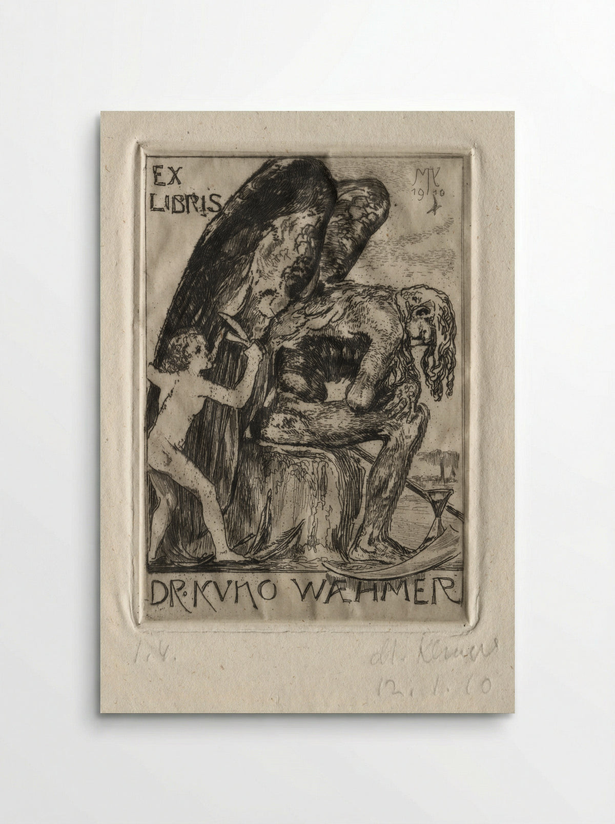 Ex Libris Dr. Kuno Waehmer - Max Klinger - Poster