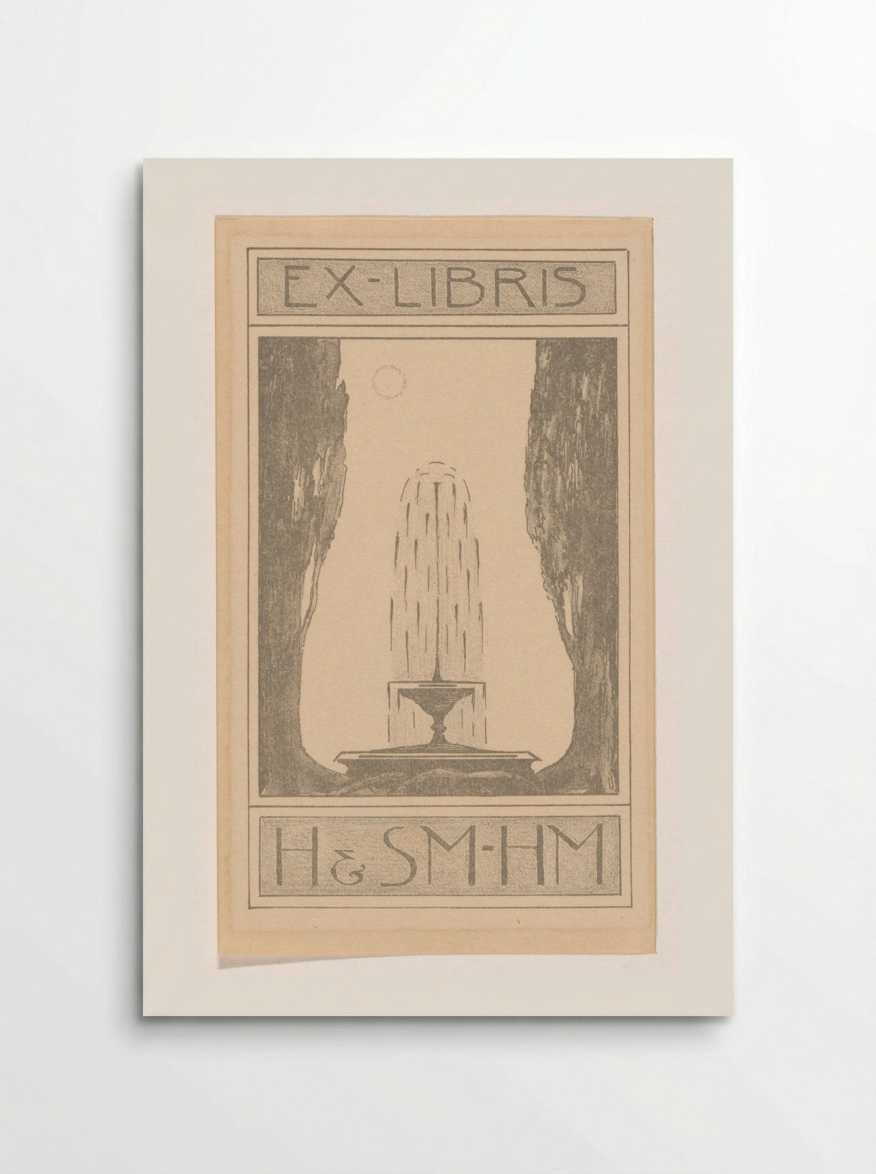 Ex libris van MM - Simon Moulijn - Poster
