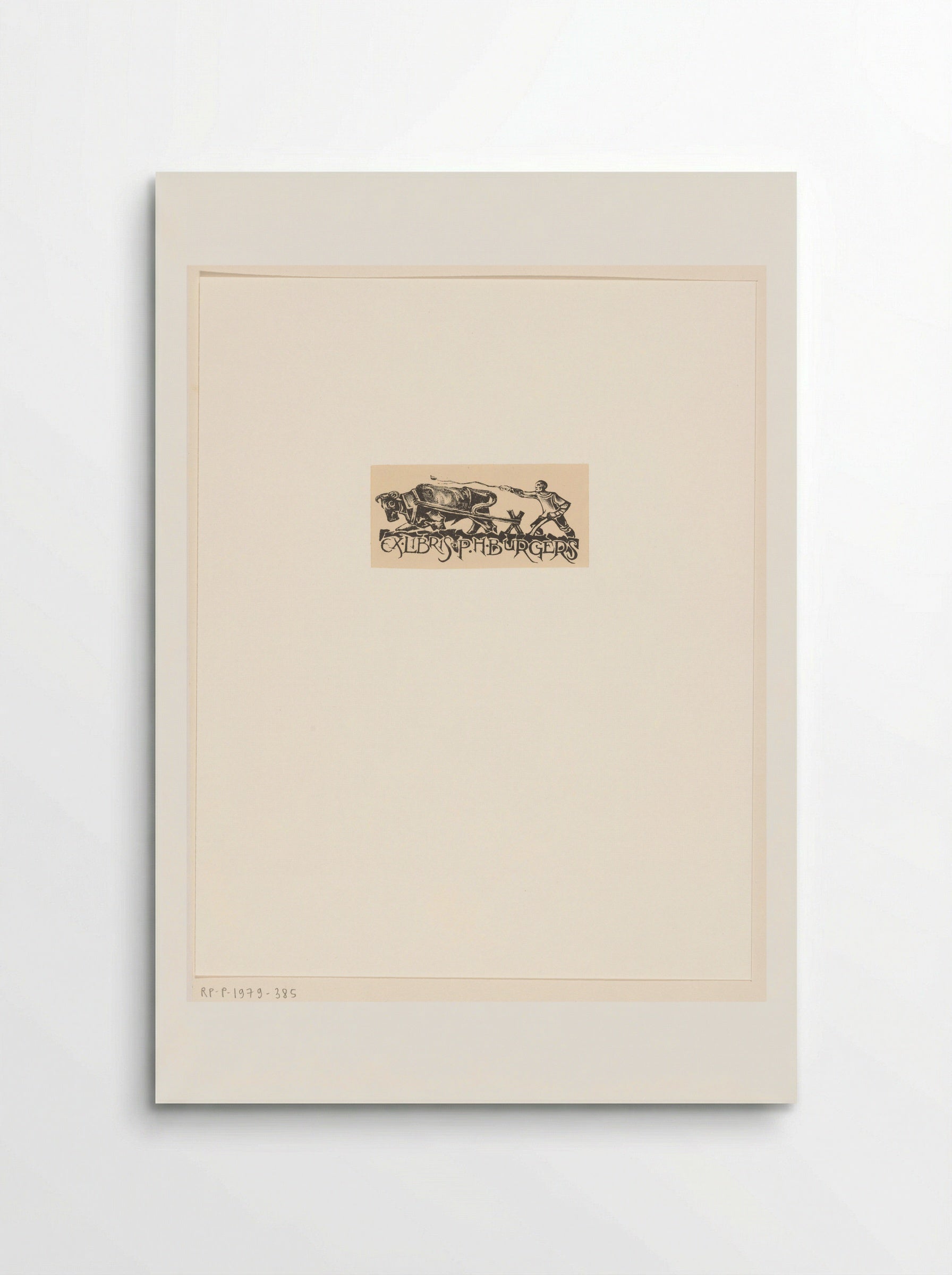 Ex libris van P.H. Burgers - Richard Nicolaüs Roland Holst - Poster