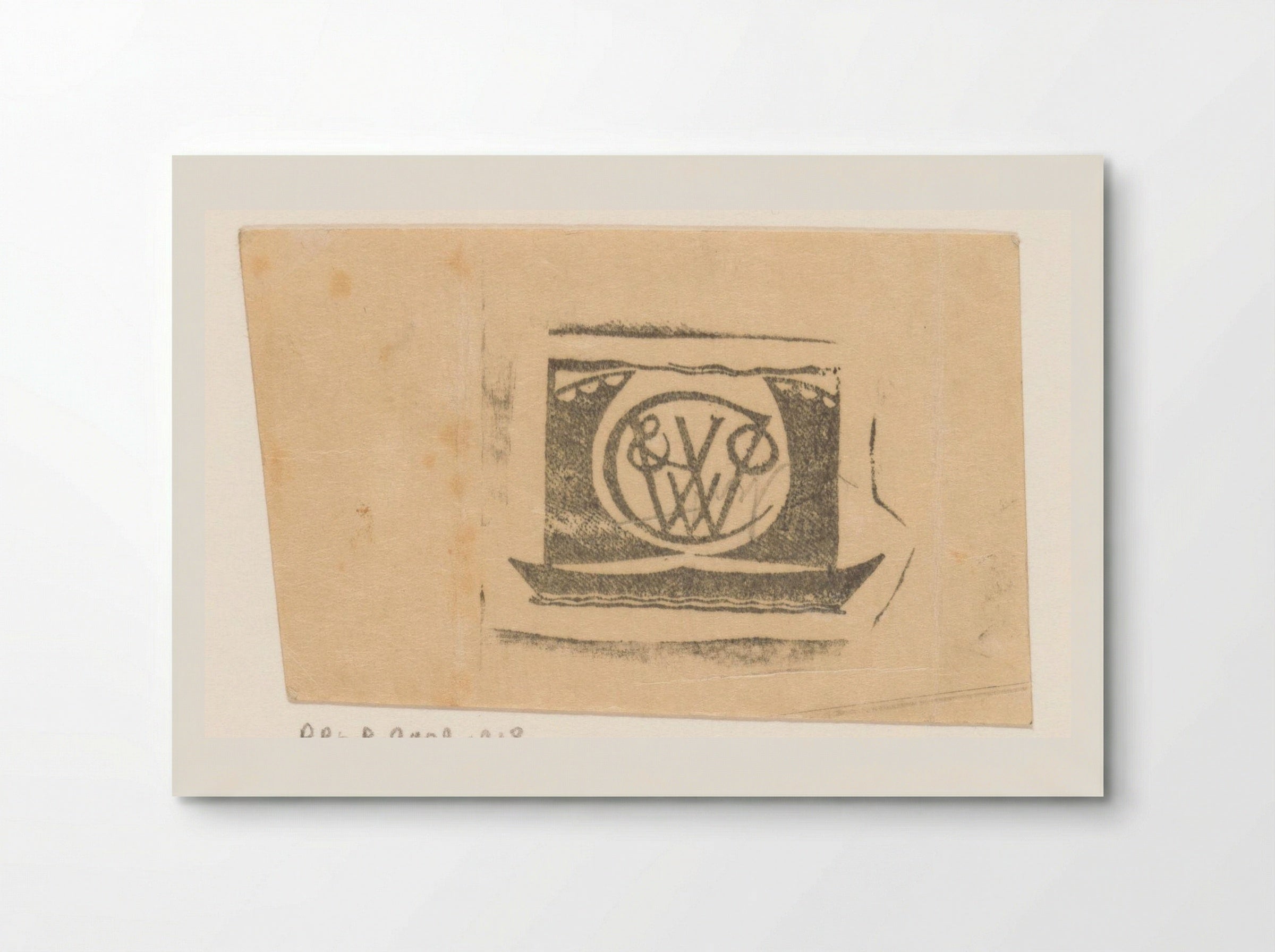 Ex libris voor E.J. van Wisselingh & Co - Gerrit Willem Dijsselhof - Poster