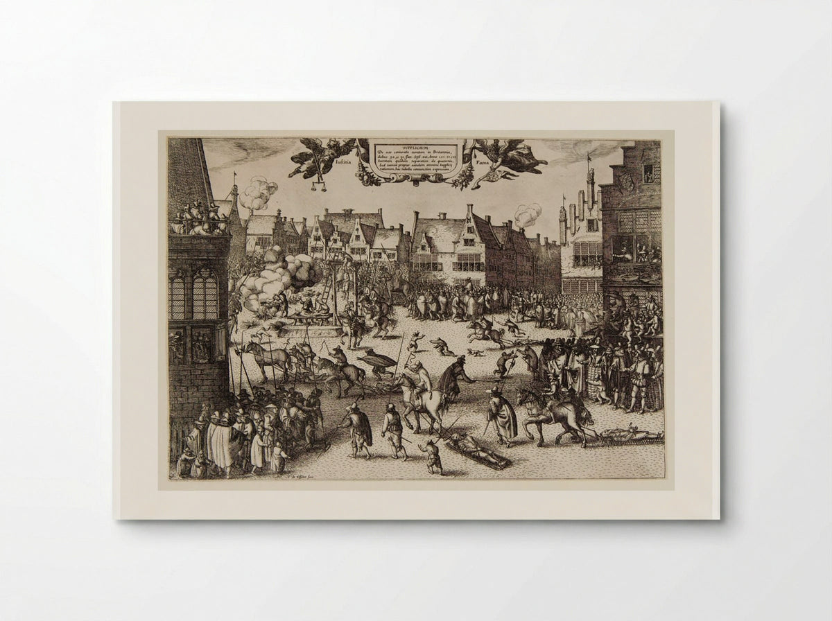 Execution of the Conspirators in the Gunpowder Plot - Claes Jansz. Visscher - Poster