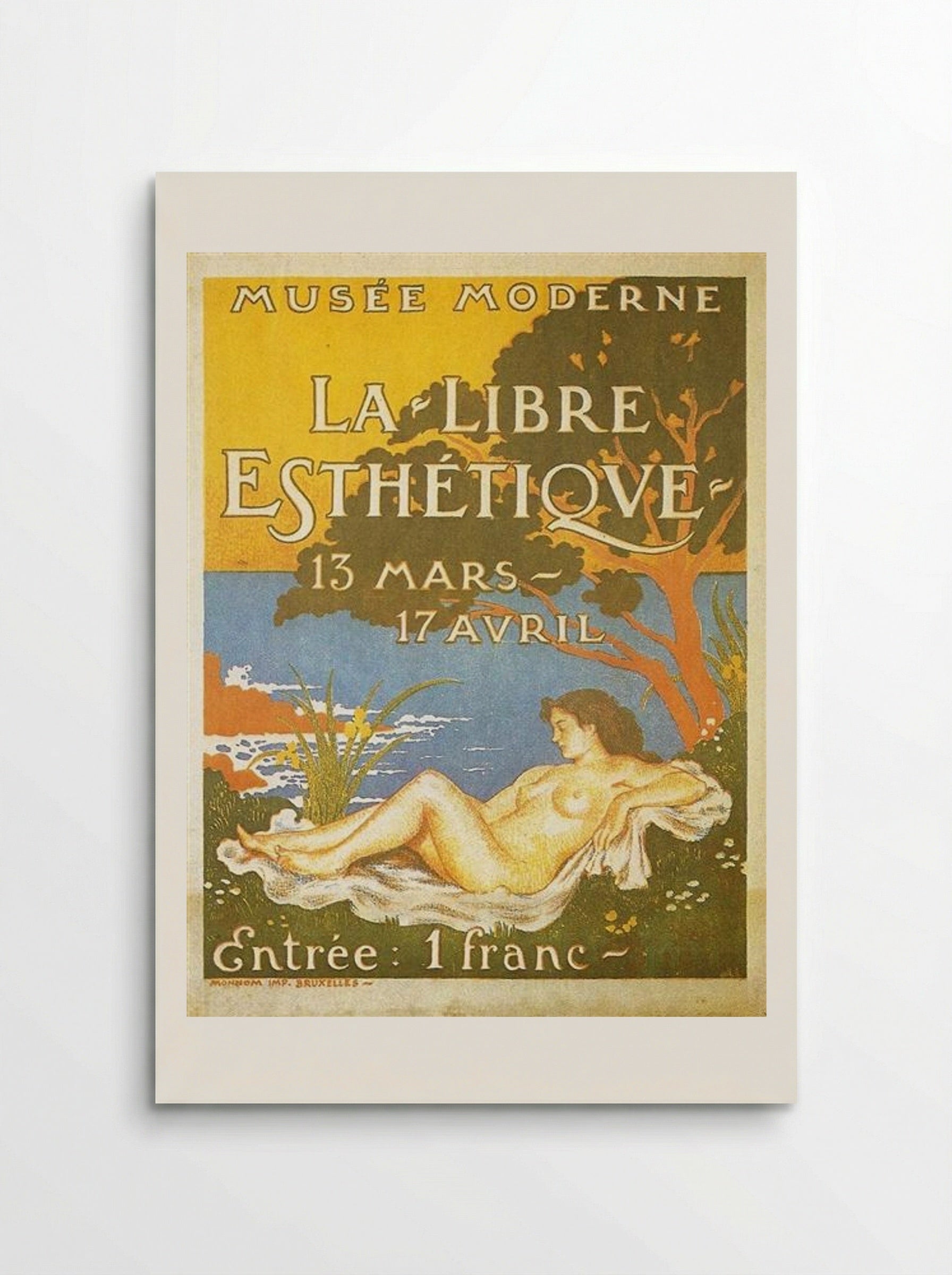 Exhibition Poster for La Libre Esthétique - Georges Lemmen - Poster