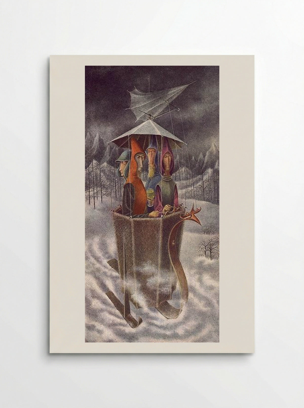 Expedition to the Source - Remedios Varo - Poster