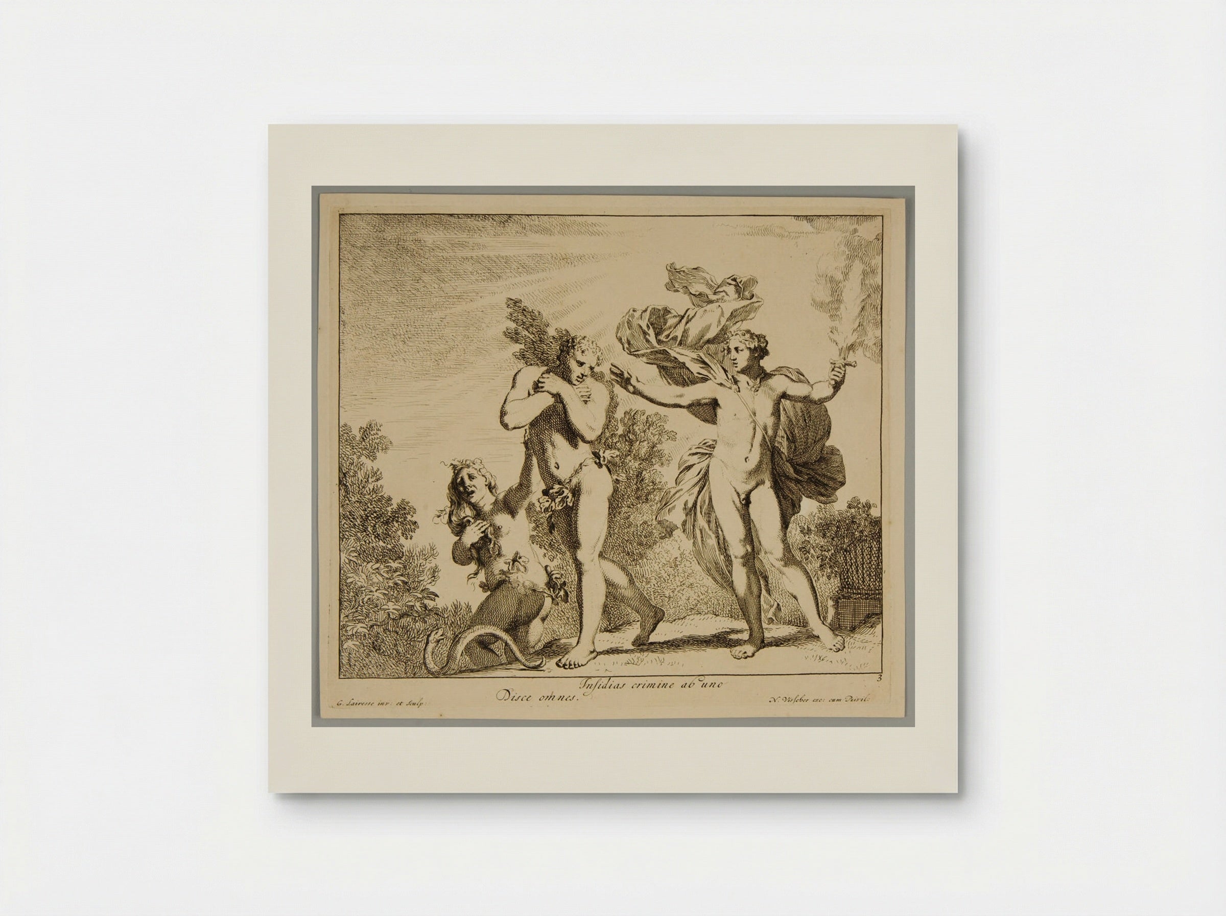 Expulsion from Paradise - Gérard de Lairesse - Poster