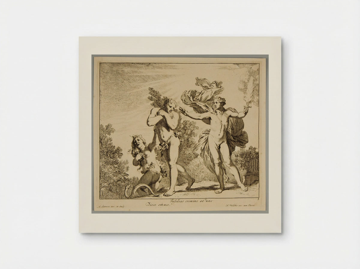Expulsion from Paradise - Gérard de Lairesse - Poster