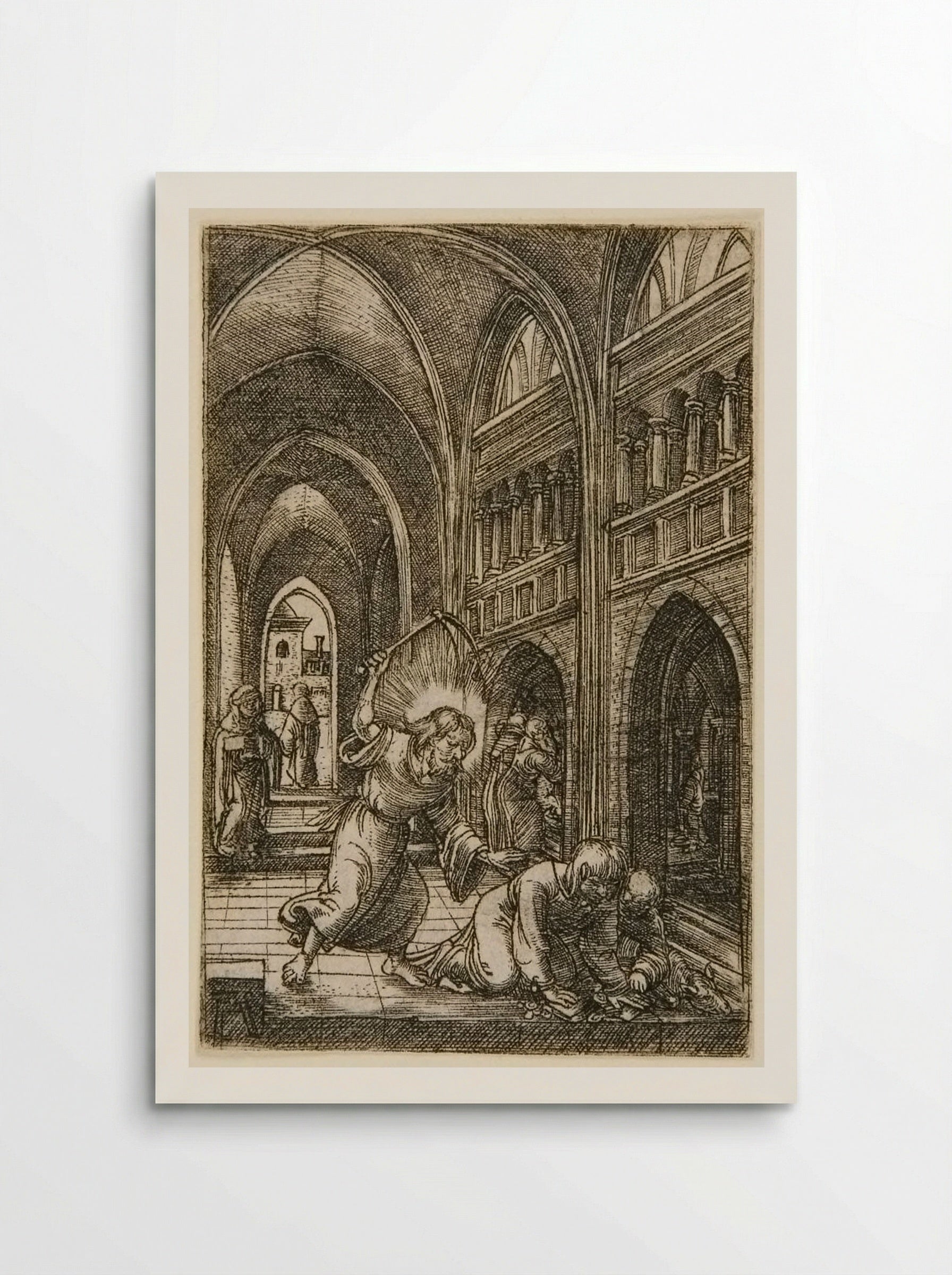 Expulsion of the Money-Changers from the Temple - Albrecht Altdorfer - Poster