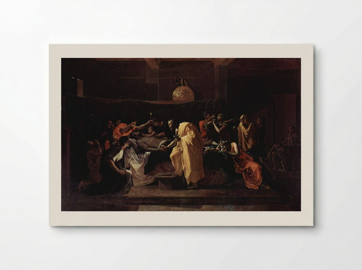 Extreme Unction - Nicolas Poussin - Poster