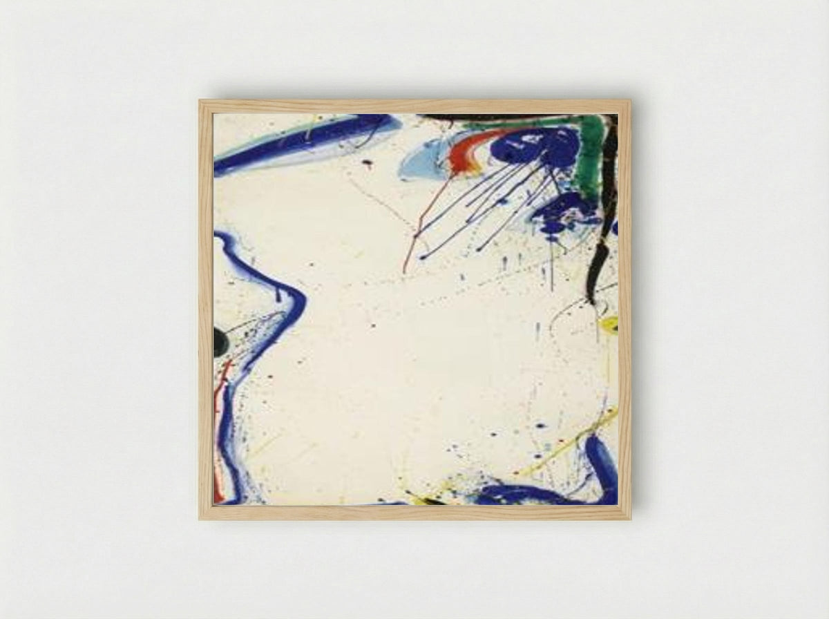 Eye of Zengai - Sam Francis - Framed Print Wood