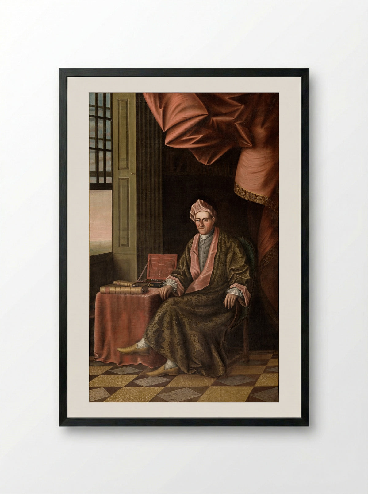Ezekiel Hersey - Edward Savage - Framed Print Black