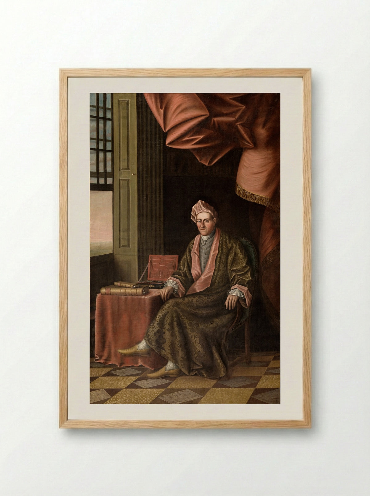 Ezekiel Hersey - Edward Savage - Framed Print Wood