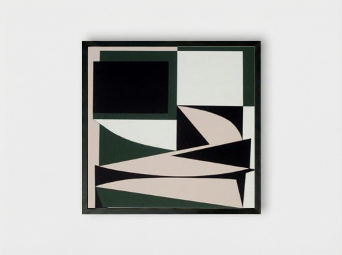 Ezinor - Victor Vasarely - Framed Print Black