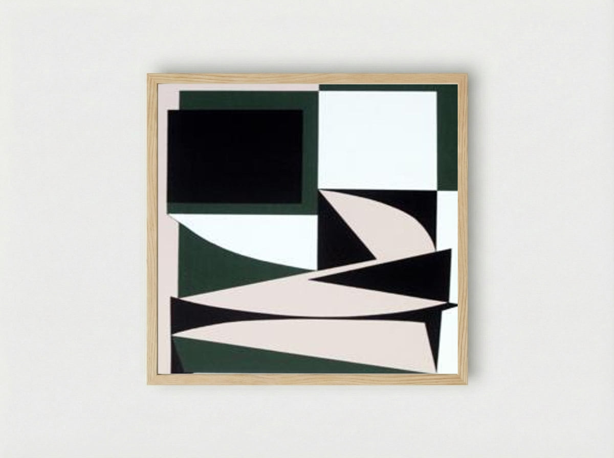 Ezinor - Victor Vasarely - Framed Print Wood