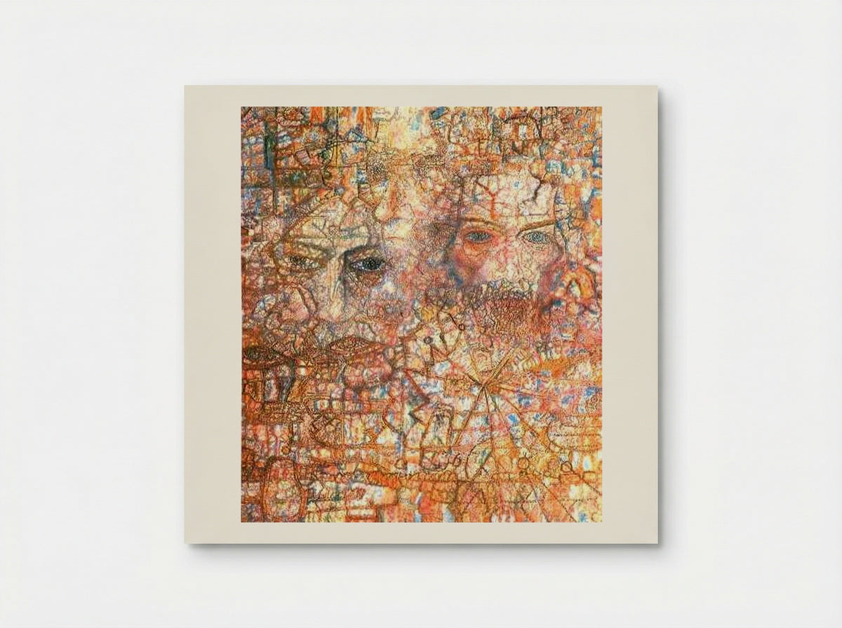Faces - Pavel Filonov - Poster