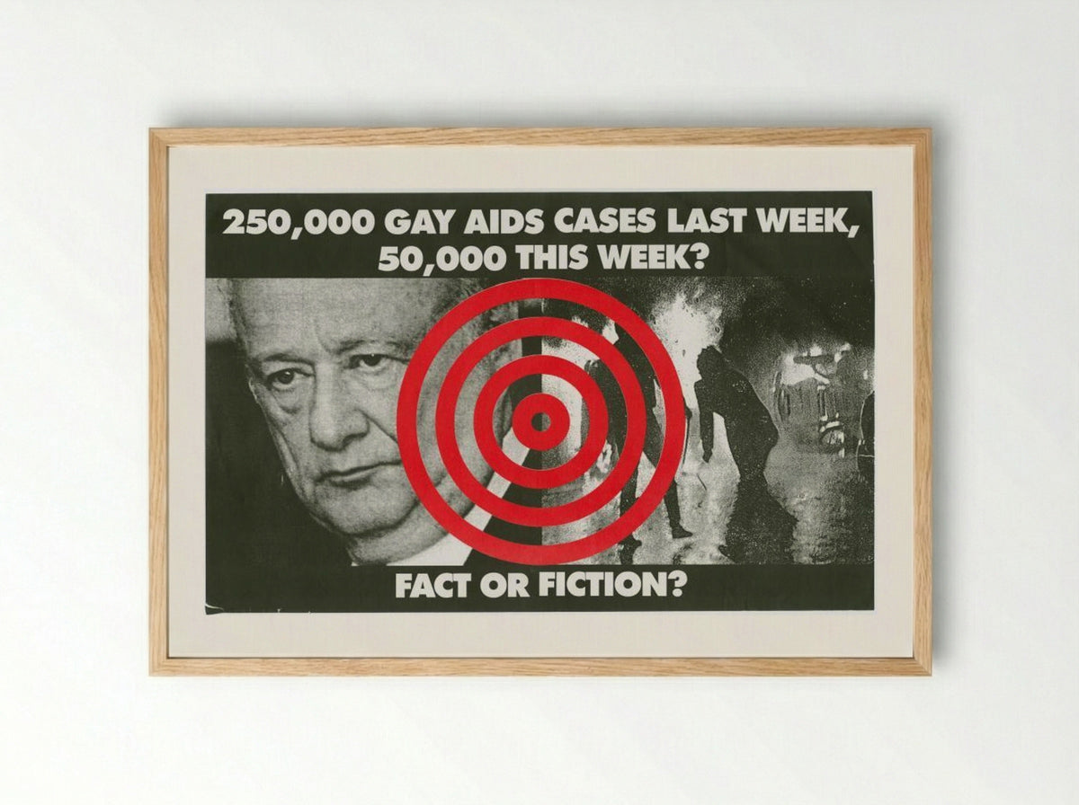 Fact or Fiction - Avram Finkelstein - Framed Print Wood