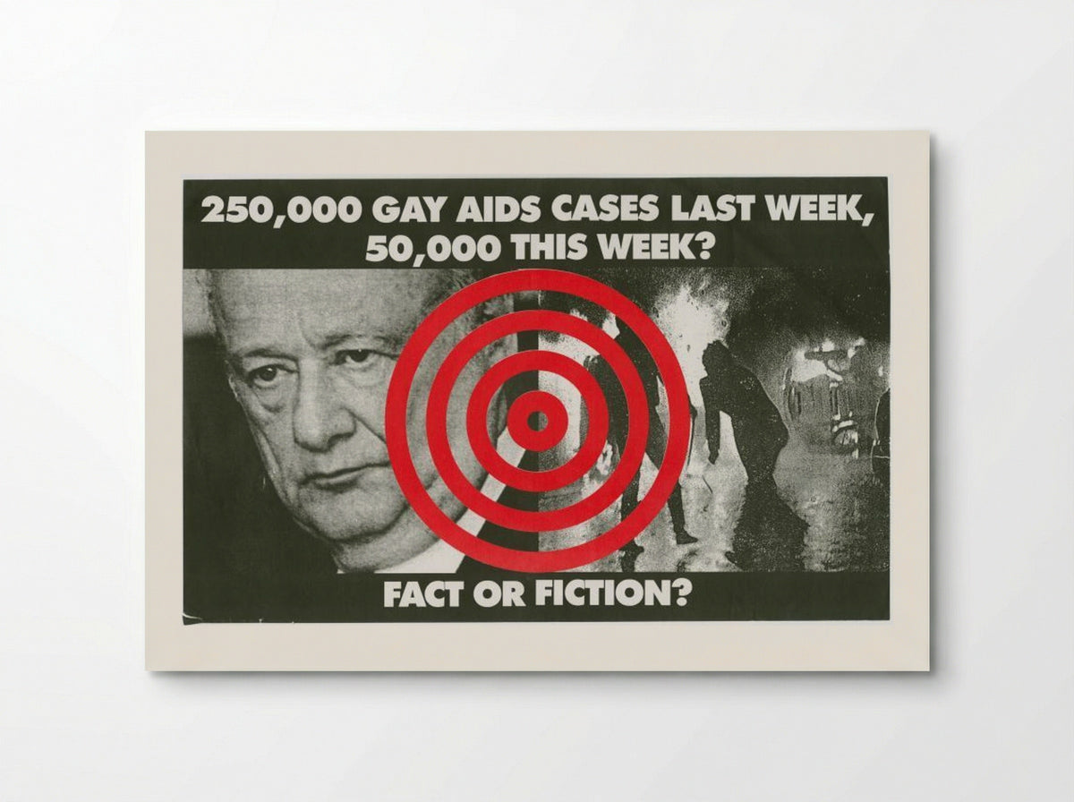 Fact or Fiction - Avram Finkelstein - Poster