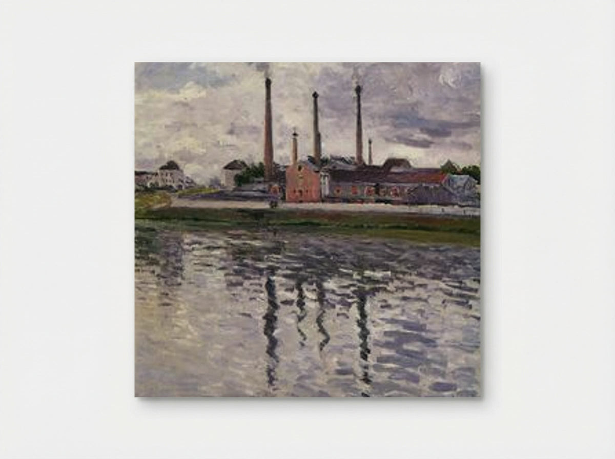 Factories at Argenteuil - Gustave Caillebotte - Poster