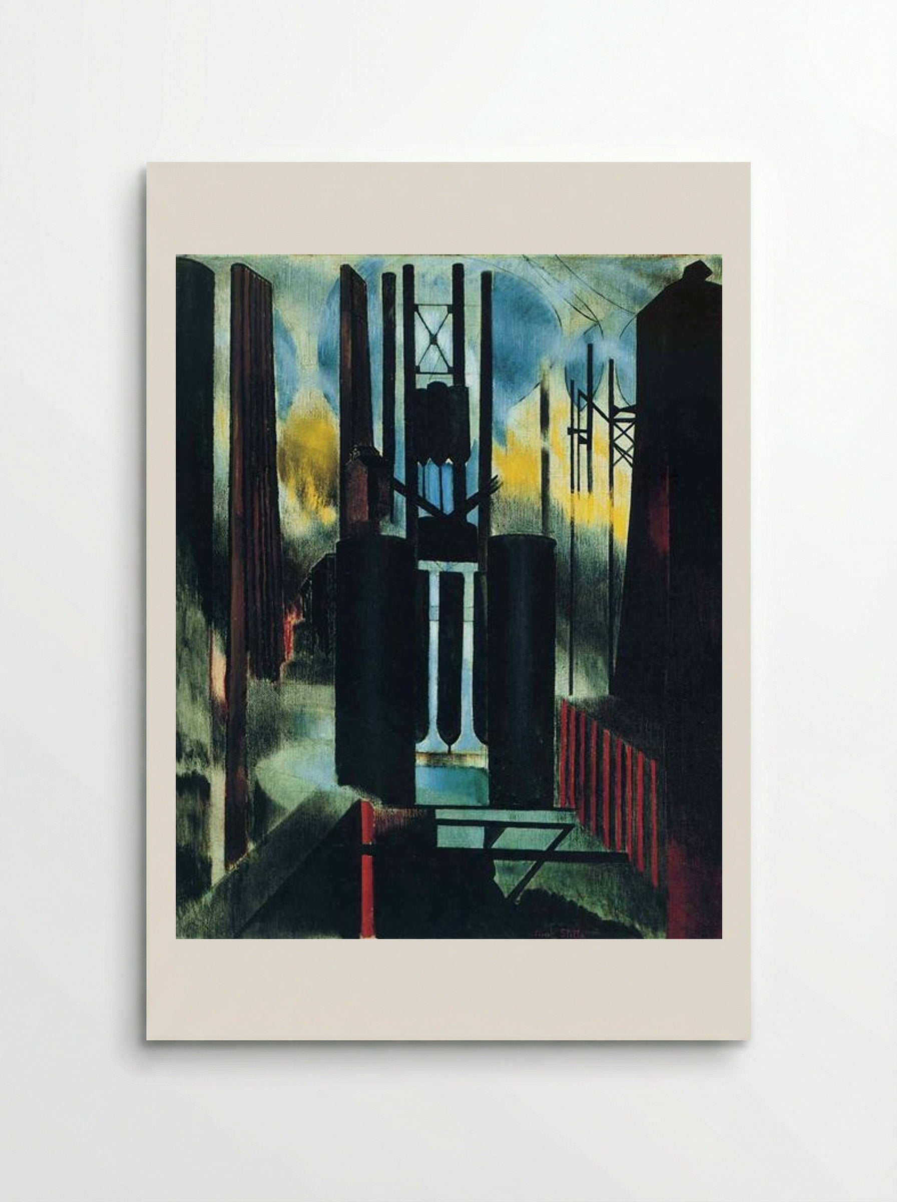 Factories - Joseph Stella - Poster
