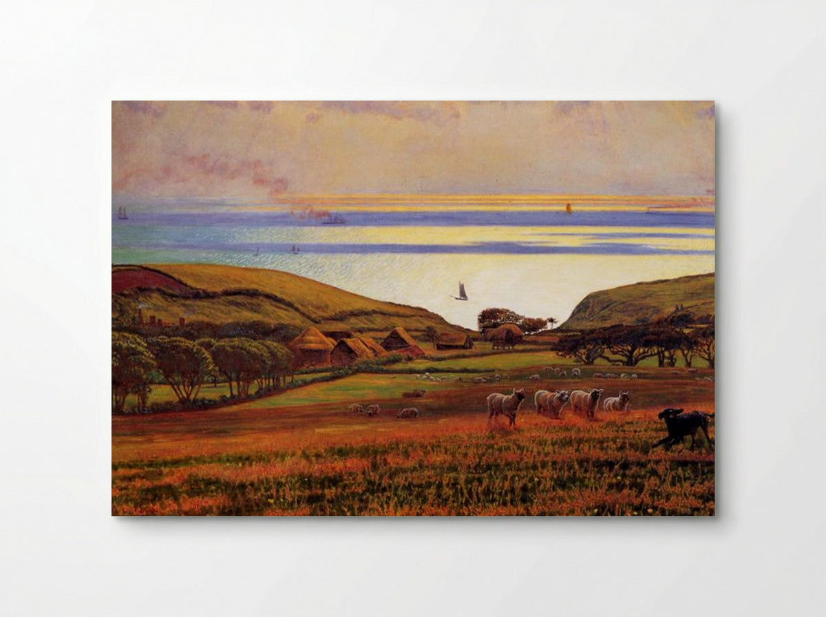 Fairlight Downs, Sunlight on the Sea - William Holman Hunt - Poster