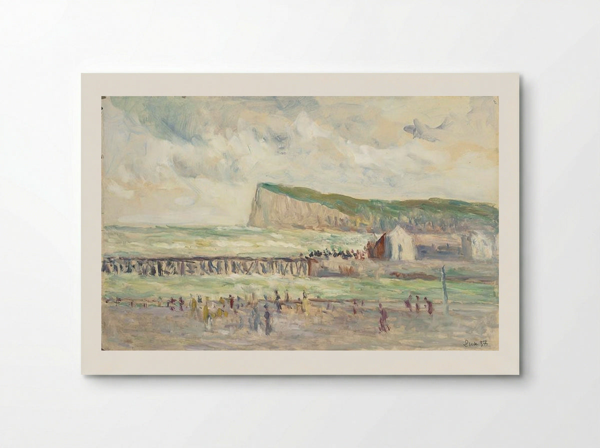 Falaise De Mer Près Du Tréport - Maximilien Luce - Poster