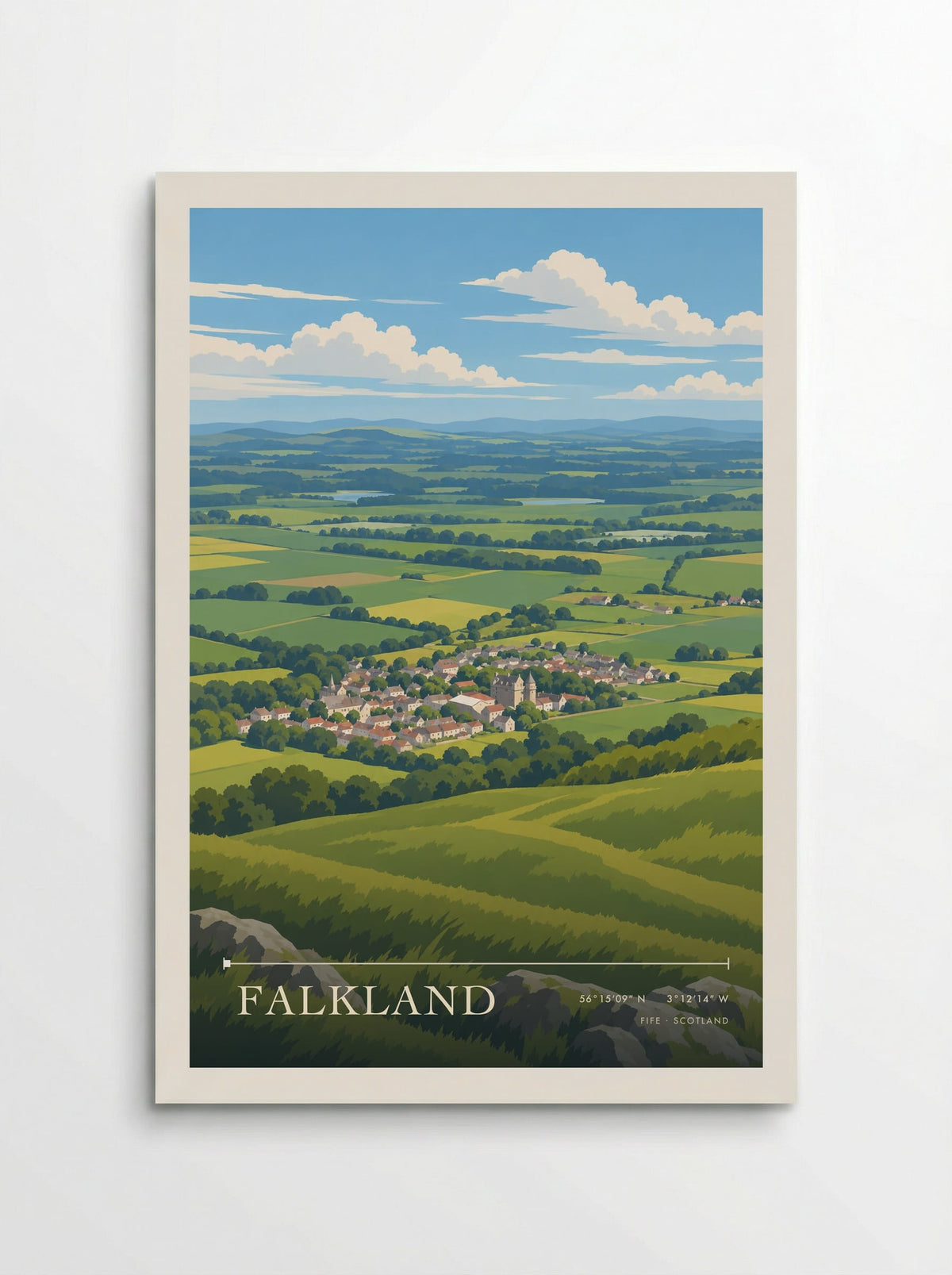 Falkland, Fife | Travel Poster - Poster