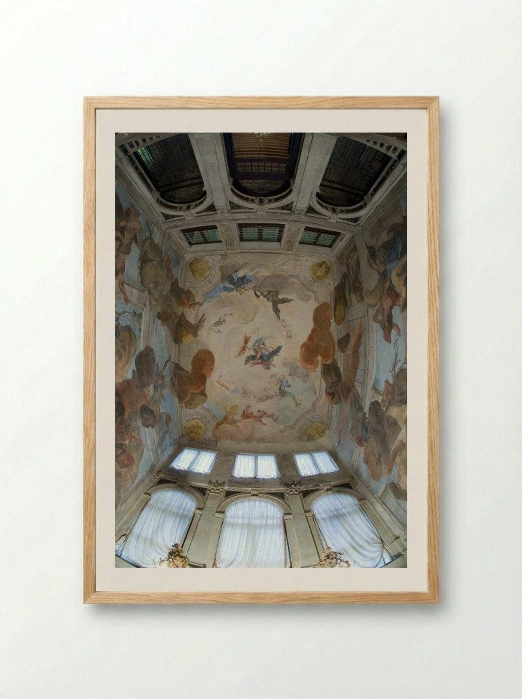 Fall of the Giants - Pietro Longhi - Framed Print Wood