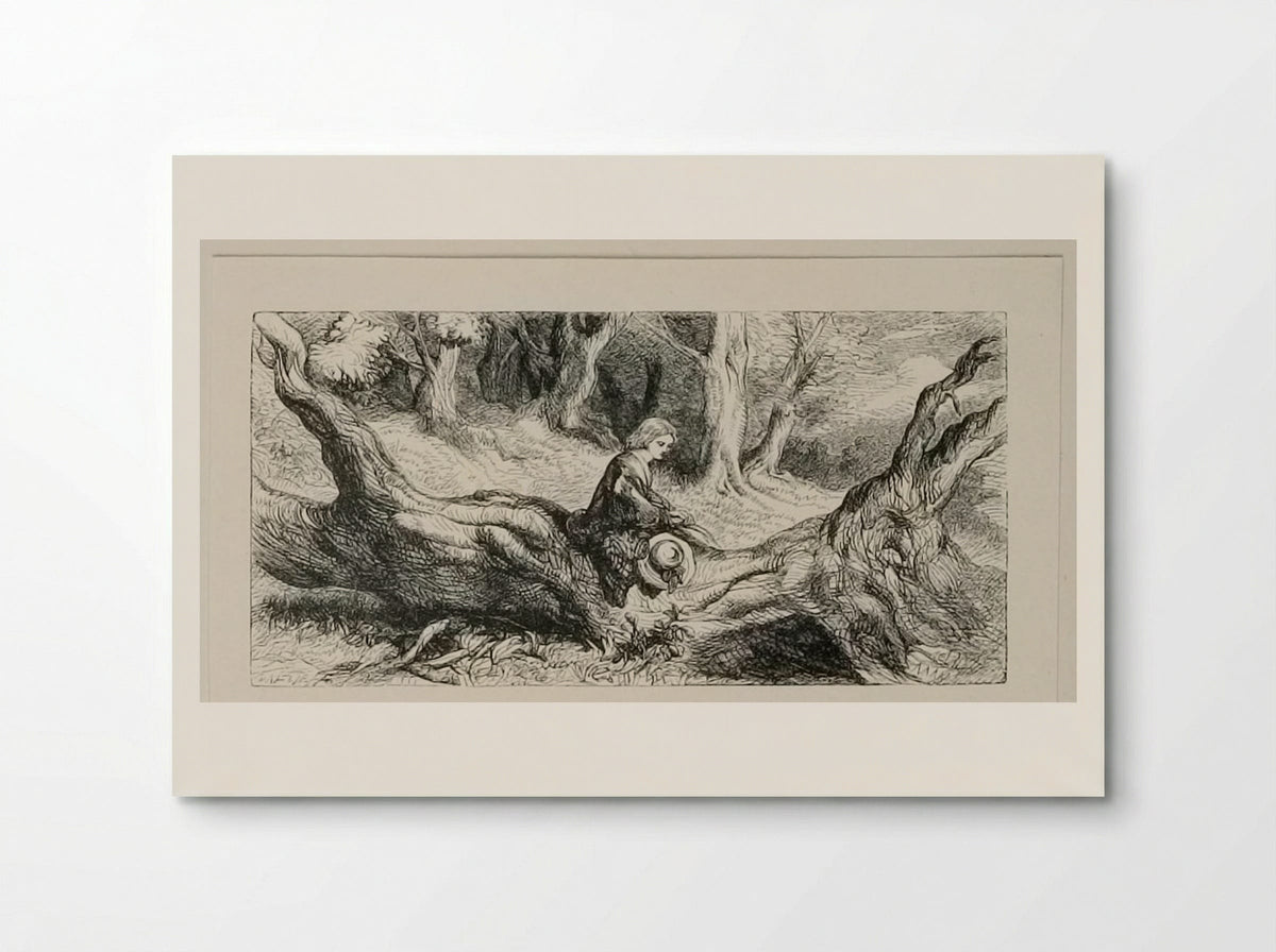 Fallen Tree - Edward Dalziel - Poster