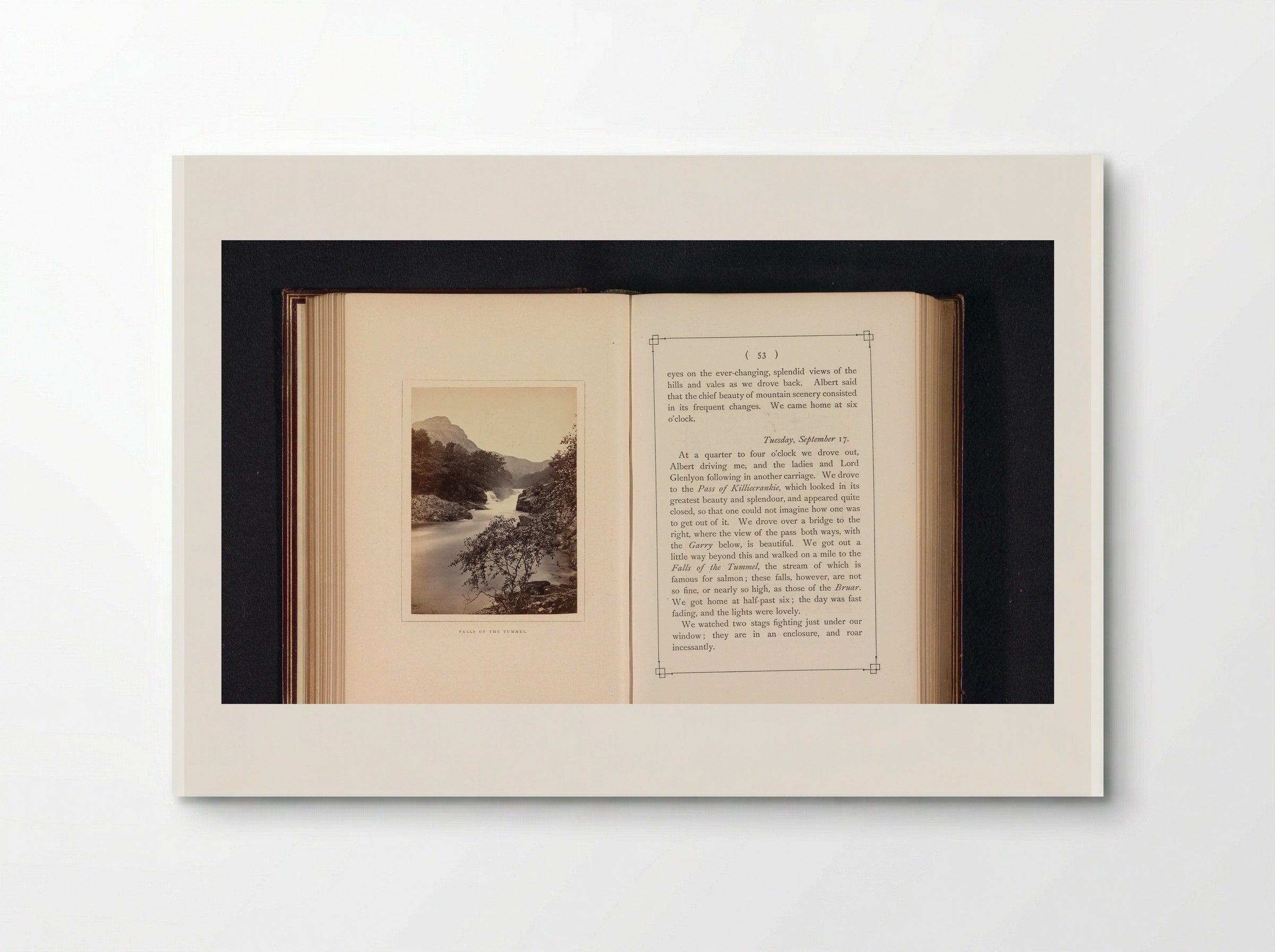 Falls of the Tummel - George Washington Wilson - Poster